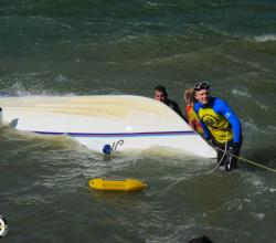 10 March 2013 - CWR members assisting with capsized boat